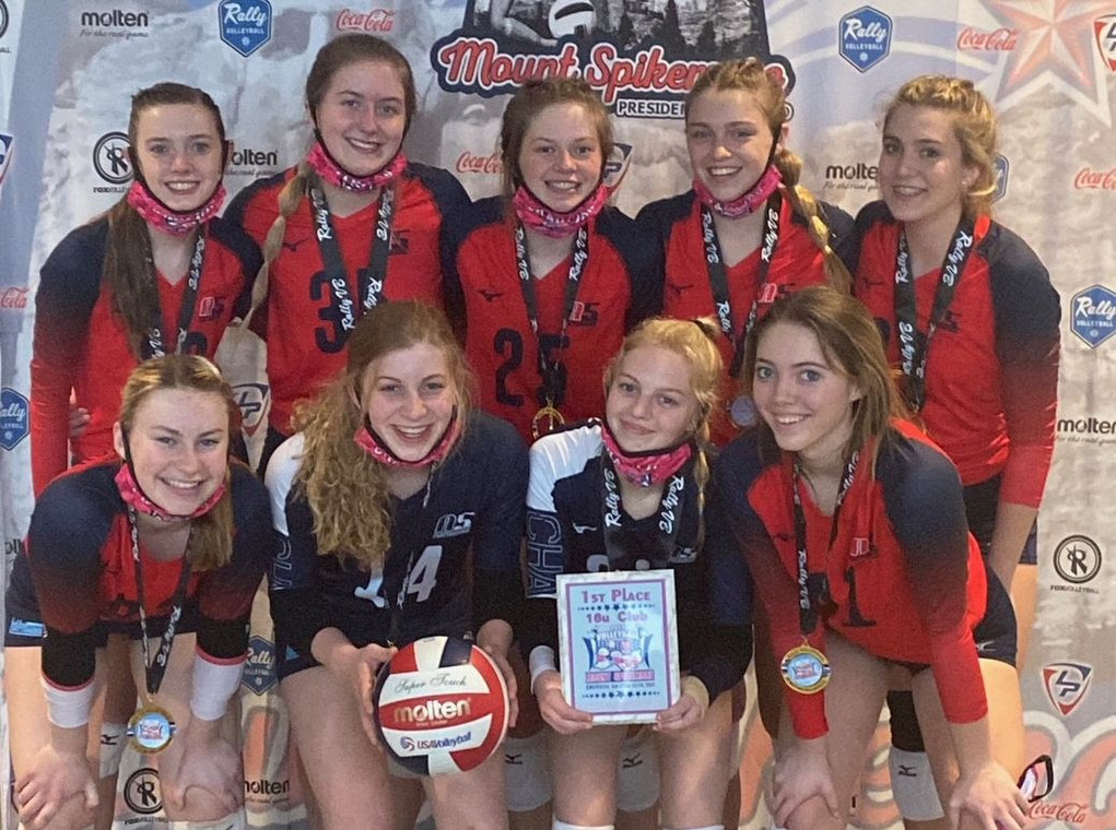 16 Nancy CHAMPIONS  in the 16 Club division of the 2021 Mount Spike-more Volleyball tournament!